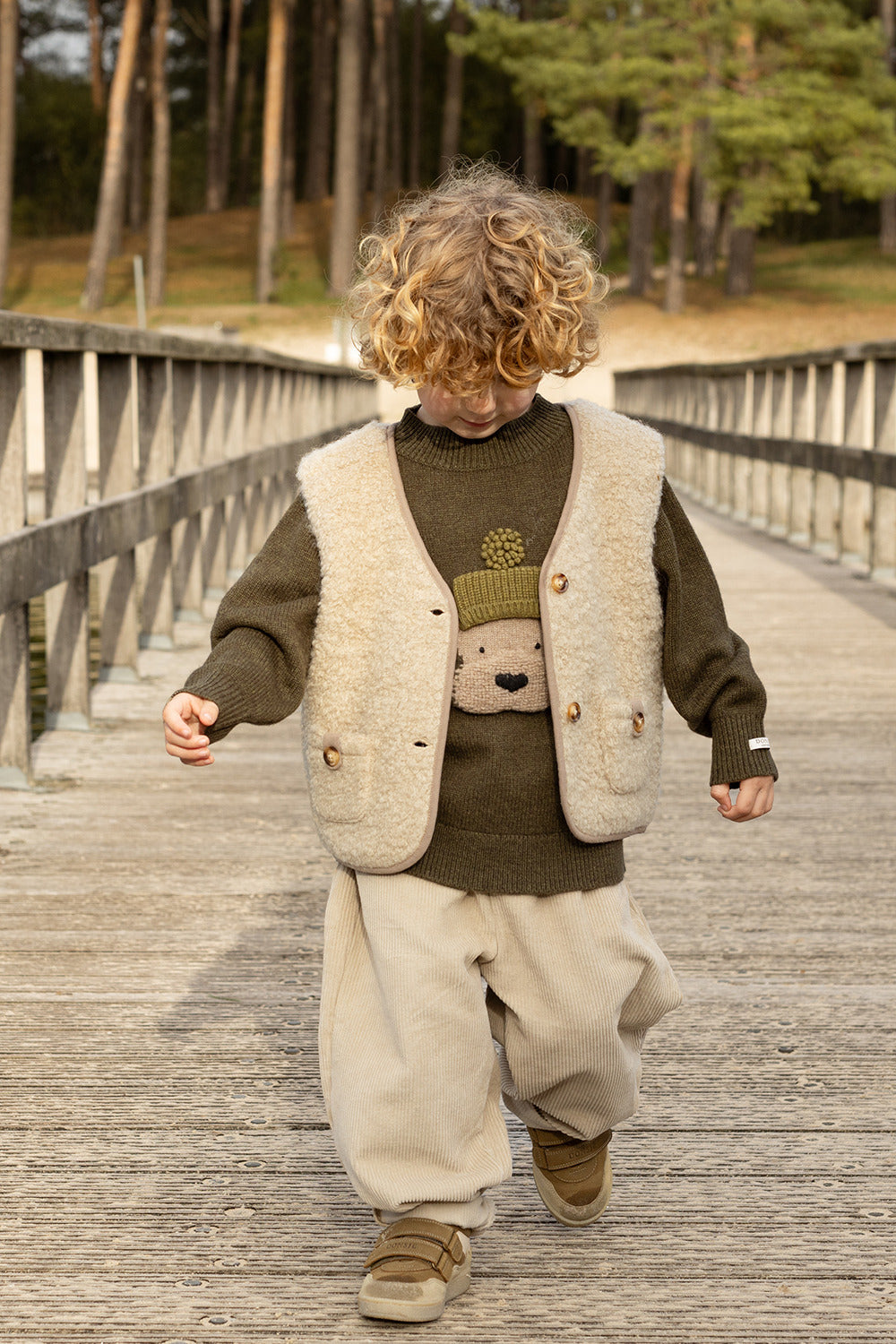 Donsje -  "Denn Merino Wool Sweater Terrier " | Dark Olive