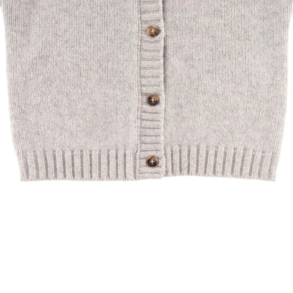 Donsje - Cardigan "Gilane Merino Wool Cardigan" | soft grey melange