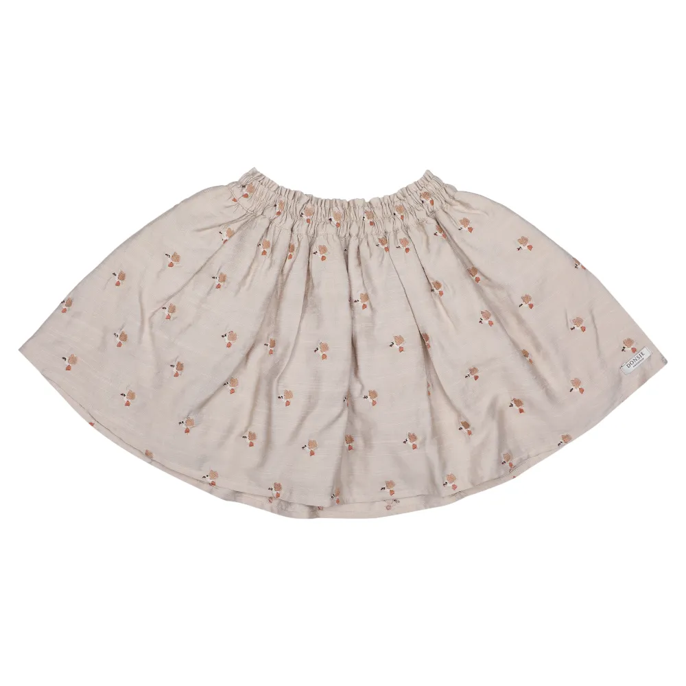 Donsje - Rock "Cayley Skirt  Hummingbirds" | soft taupe