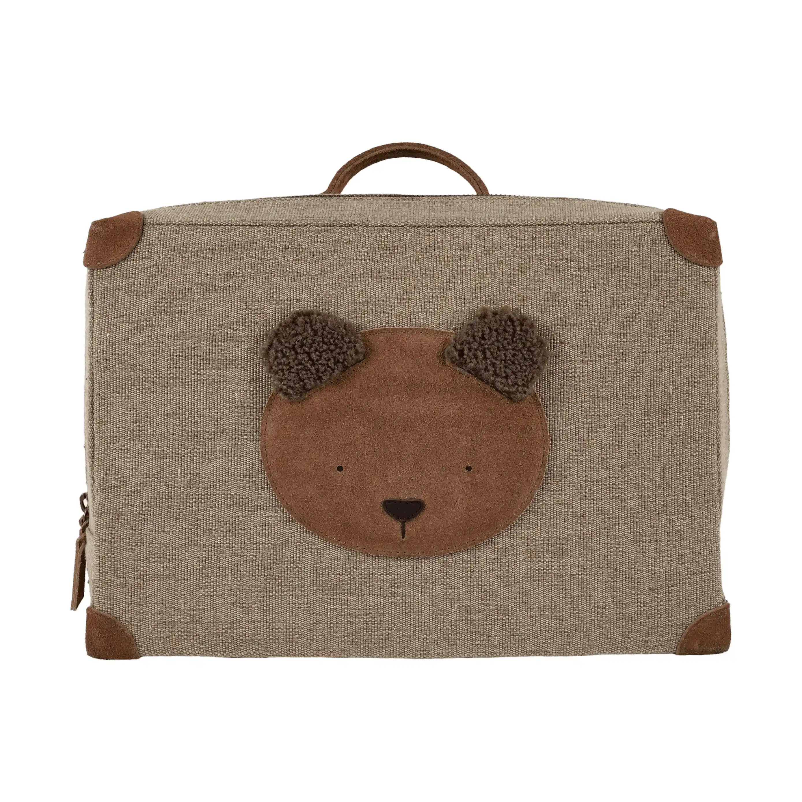 Donsje - Rucksack "Paaki Backpack  Fluffy Bear" | teddy brown suede