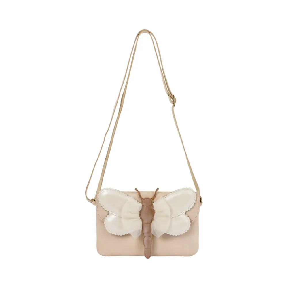Donsje - Tasche "Brandi Purse - Shimmer Libelle" | powder metallic nubuck