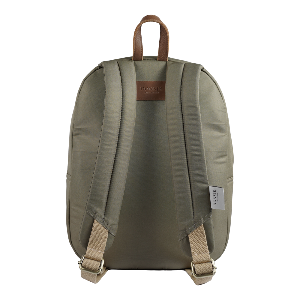 Donsje - Rucksack "Pibbe Schoolbag Bear" | moss green