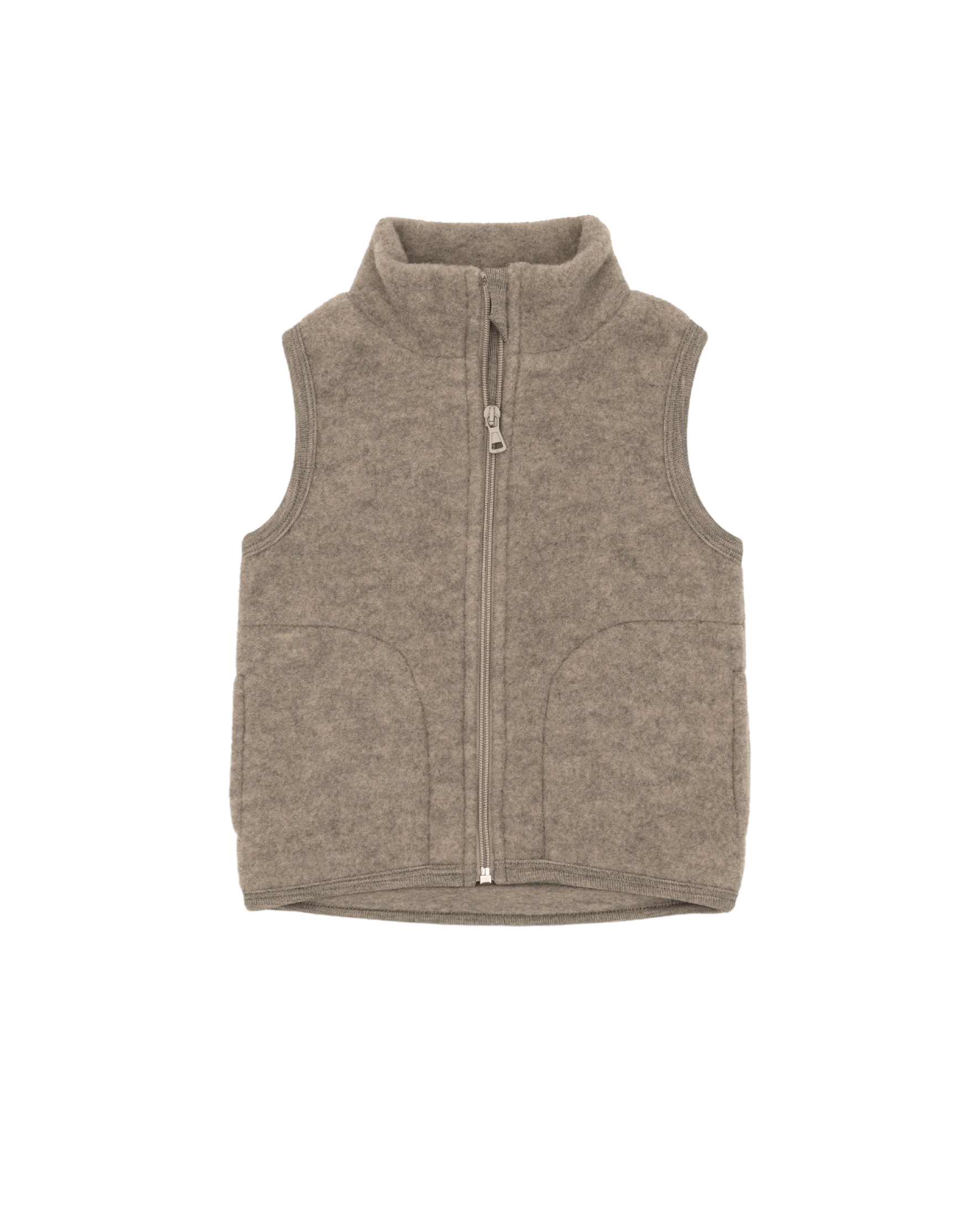 Engel - Weste "Woll-Fleece" für Kinder | Walnuss