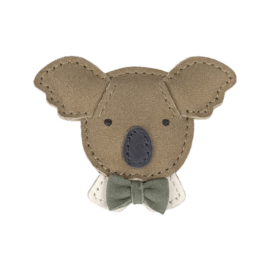 Donsje - Anstecker "Tendo Clip  Festive Koala" | truffle nubuck
