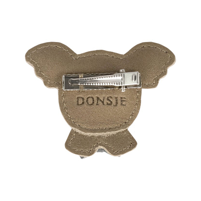 Donsje - Anstecker "Tendo Clip  Festive Koala" | truffle nubuck