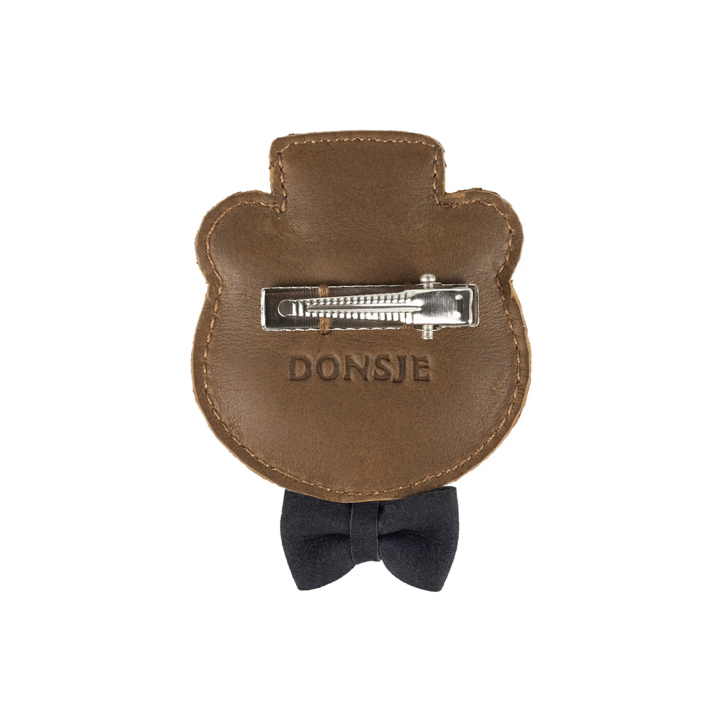 Donsje - Clip "Ceesie Clip  Bear" | cognac classic leather