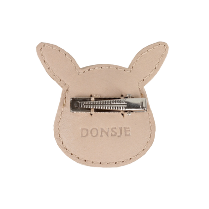 Donsje - Clip "Blinc Clip  Pink Bunny" | powder metallic nubuck