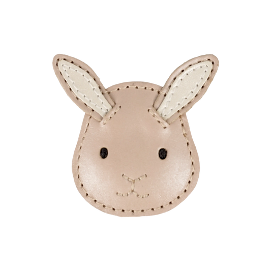 Donsje - Clip "Blinc Clip  Pink Bunny" | powder metallic nubuck