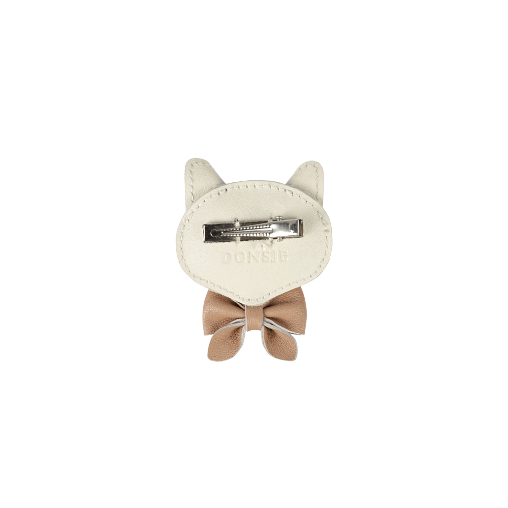 Donsje - Clip "Pua Clip Kitten" | off white leather