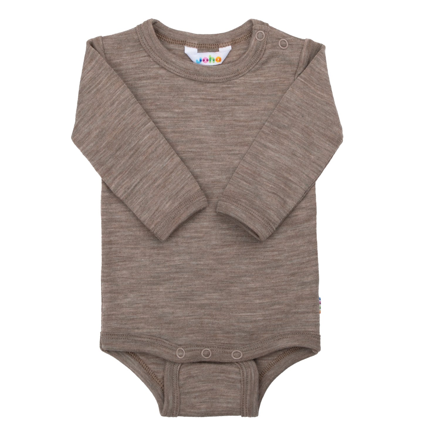 Joha - Body Wolle/Seide "Body w/l sleeves" | beige melange