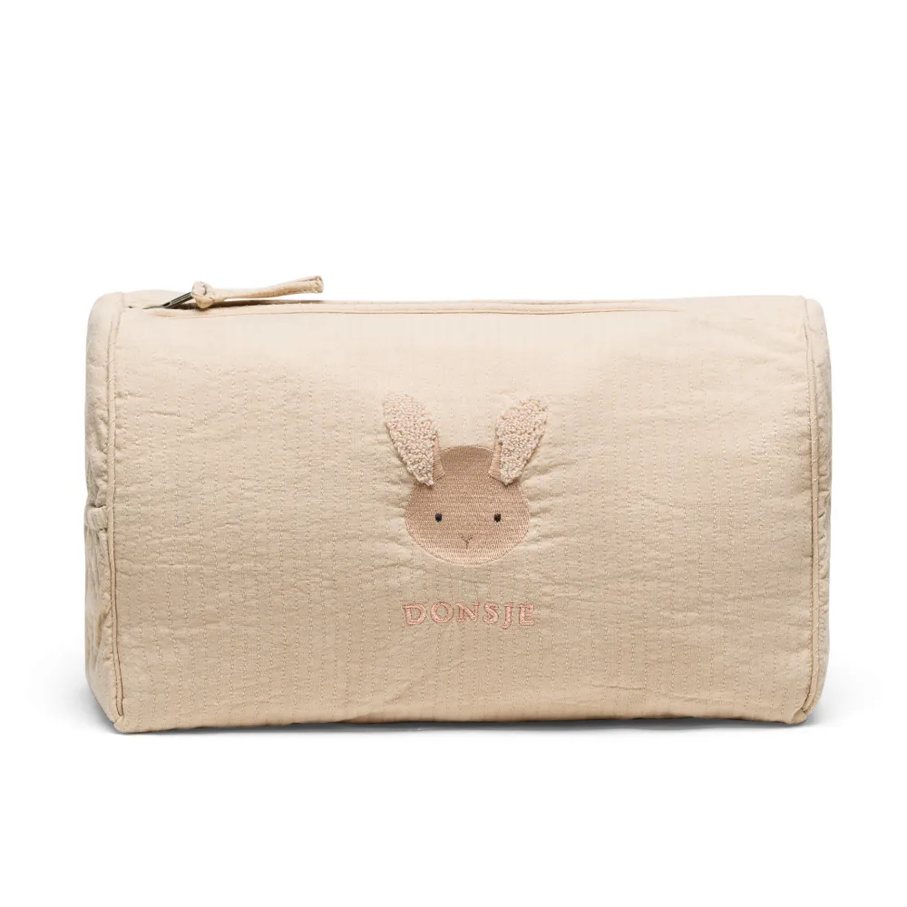 Donsje - Kosmetiktasche "Tebbe Washbag  Fluffy Bunny" | vintage rose
