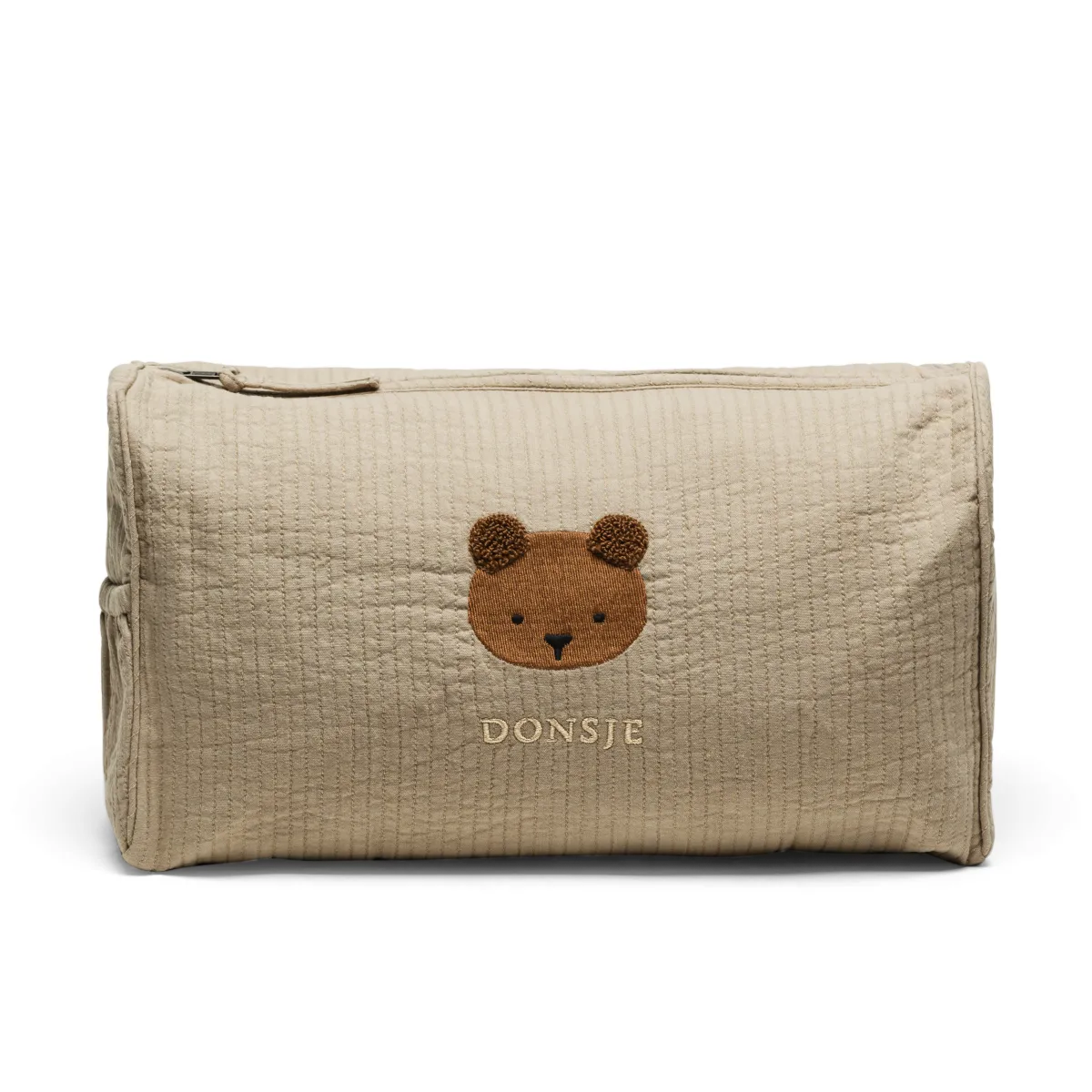 Donsje - Kosmetiktasche "Tebbe Washbag  Bear" | taupe