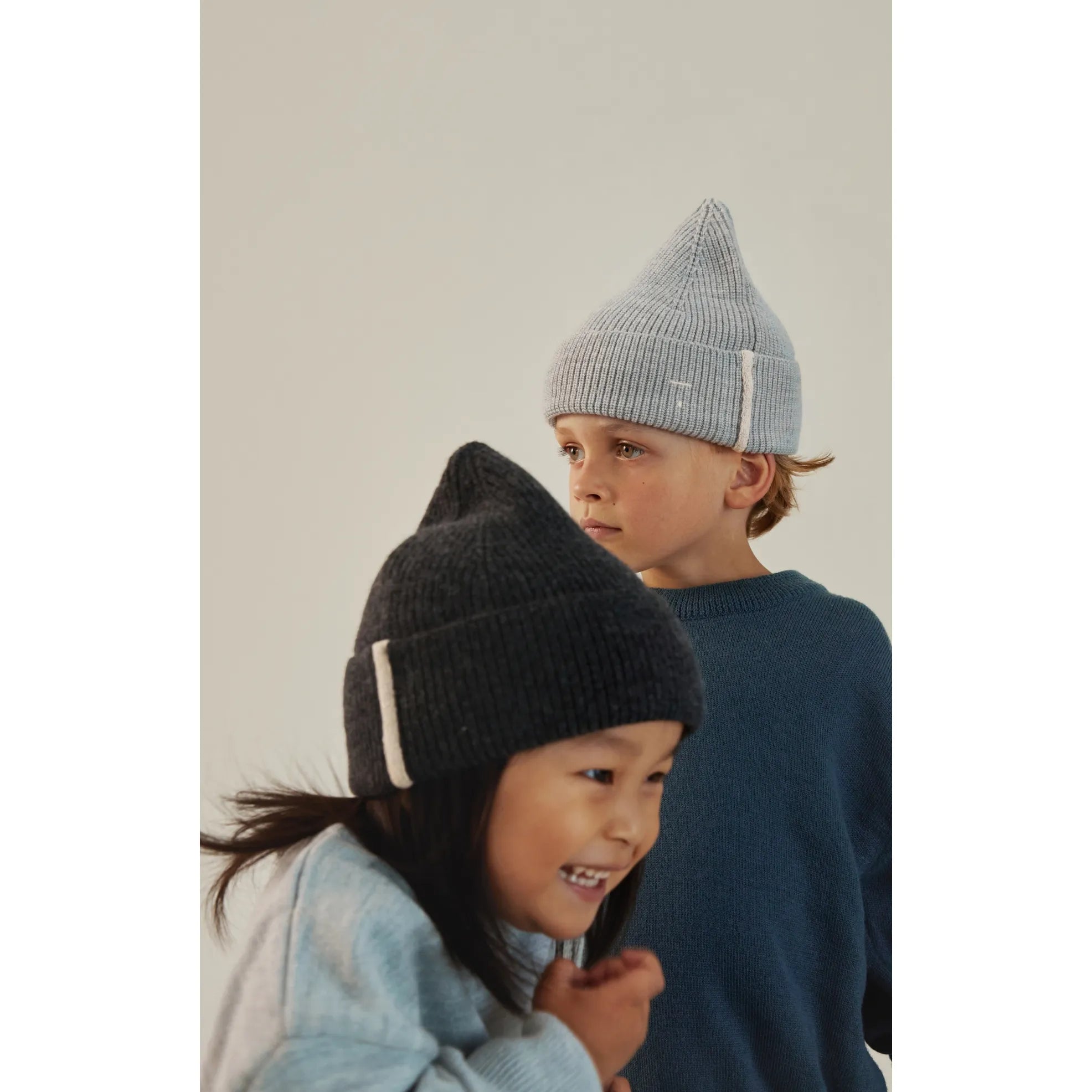 Gray Label - Kinder Mütze "Knitted Beanie"