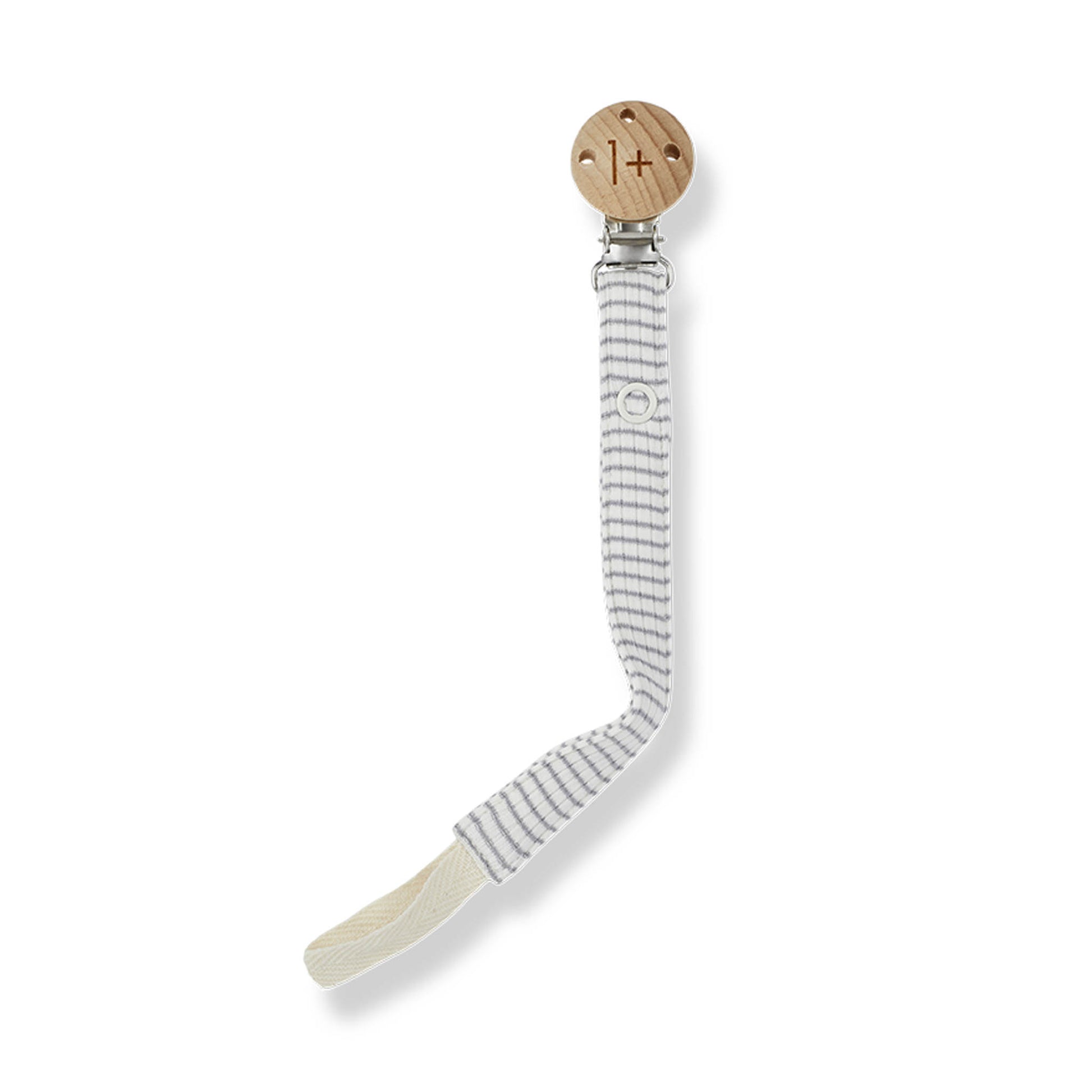 1 + in the Family - Pacifier Clip "Aina" | smoky-ivory - Leja Concept Store
