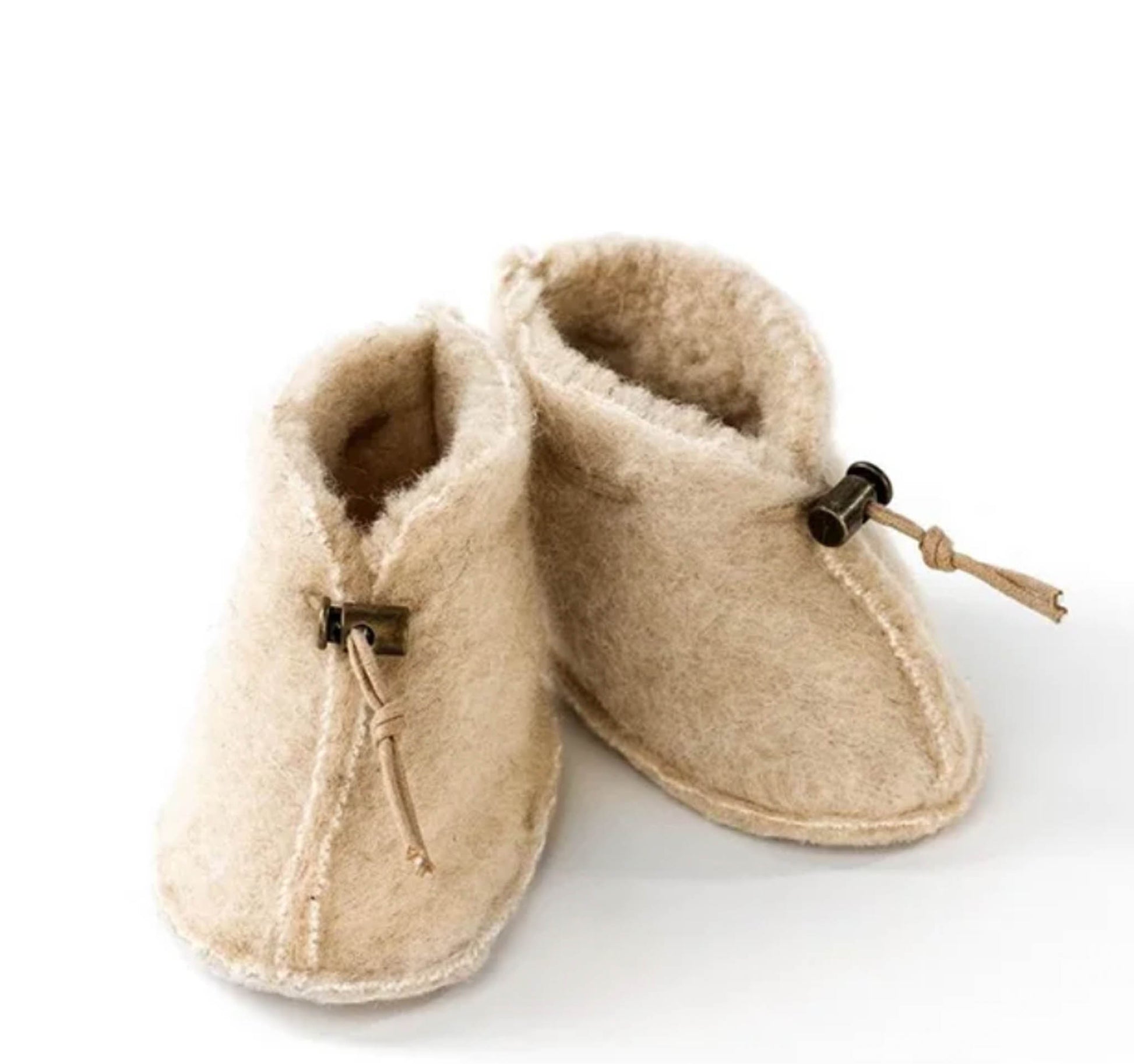 Alwero - Baby Booties "EMO" | beige - Leja Concept Store