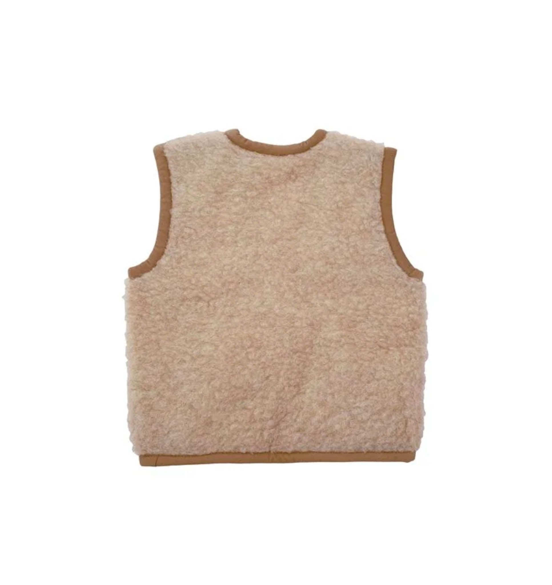 Alwero - Weste für Kinder aus Wolle "ALPEN Junior" | beige - Leja Concept Store