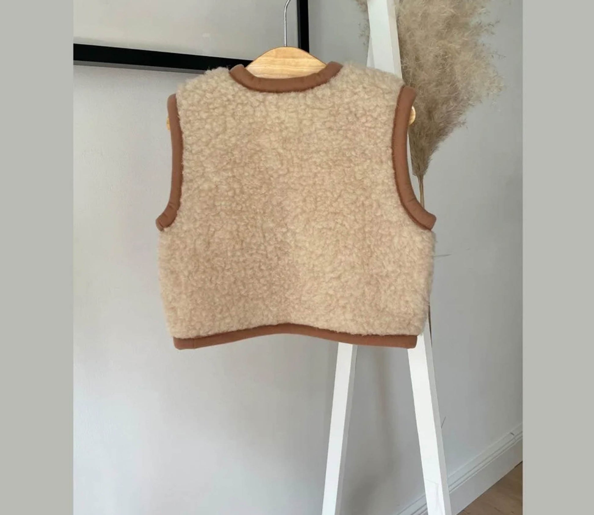 Alwero - Weste für Kinder aus Wolle "CARPATHIAN Junior" | beige - Leja Concept Store