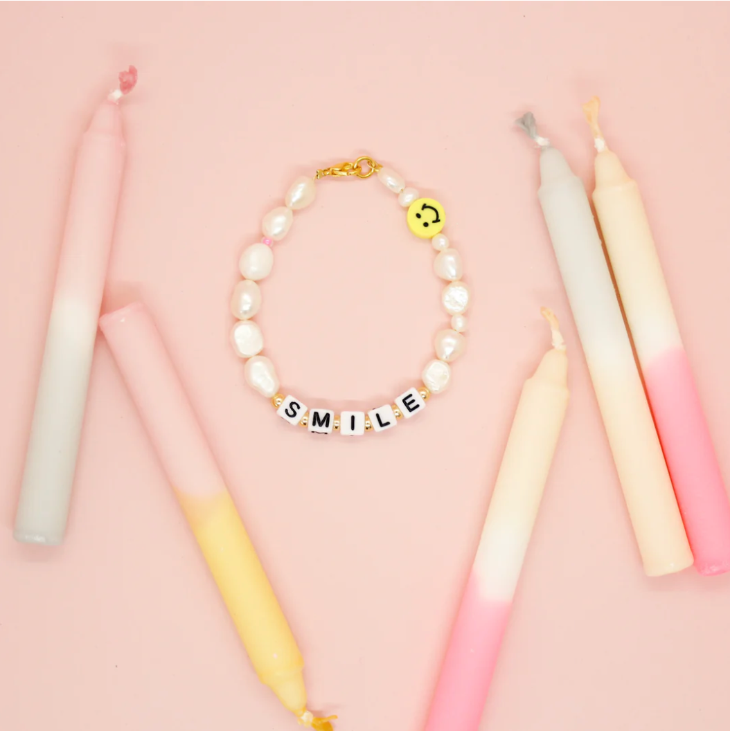 Friday Atelier - Armband "SMILE" | Perlen | Smiley - Leja Concept Store
