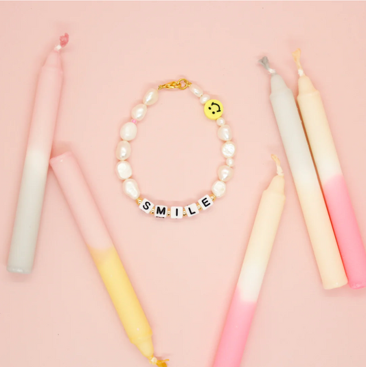 Friday Atelier - Bracelet "SMILE" | Pearls | smiley