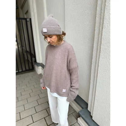 Atelier Rive - Beanie Erwachsene Alpaka "Claude Beanie Adult" | Noisette Atelier Rive