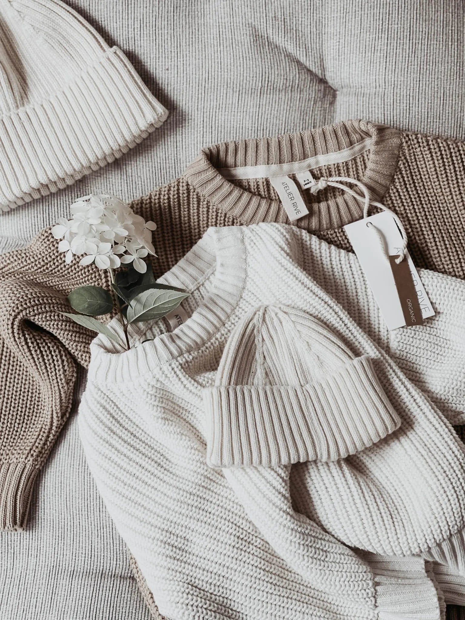 Atelier Rive - Kleinkind-Mütze "Beanie Mini" | Coconut Atelier Rive