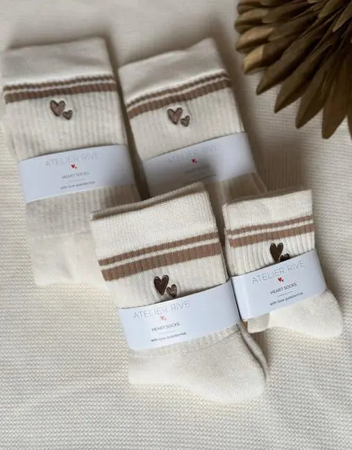 Atelier Rive - Socken "Heart Socks Adult" | hazel Atelier Rive