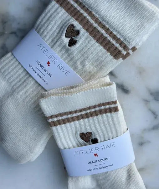 Atelier Rive - Socken "Heart Socks Adult" | hazel Atelier Rive