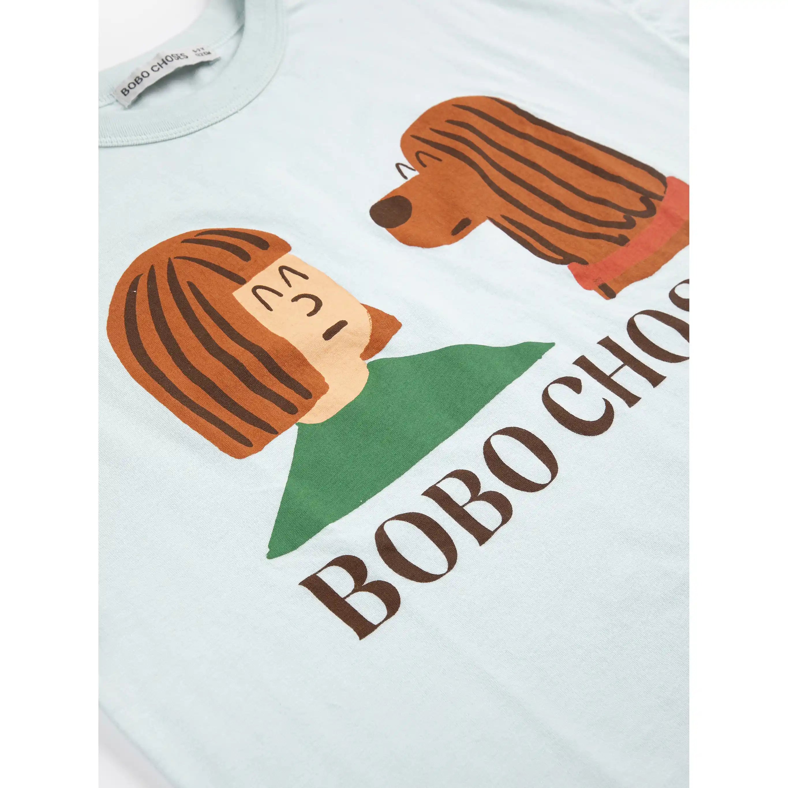 Bobo Choses - T-Shirt "Friends In A Pickle T-shirt" | light blue
