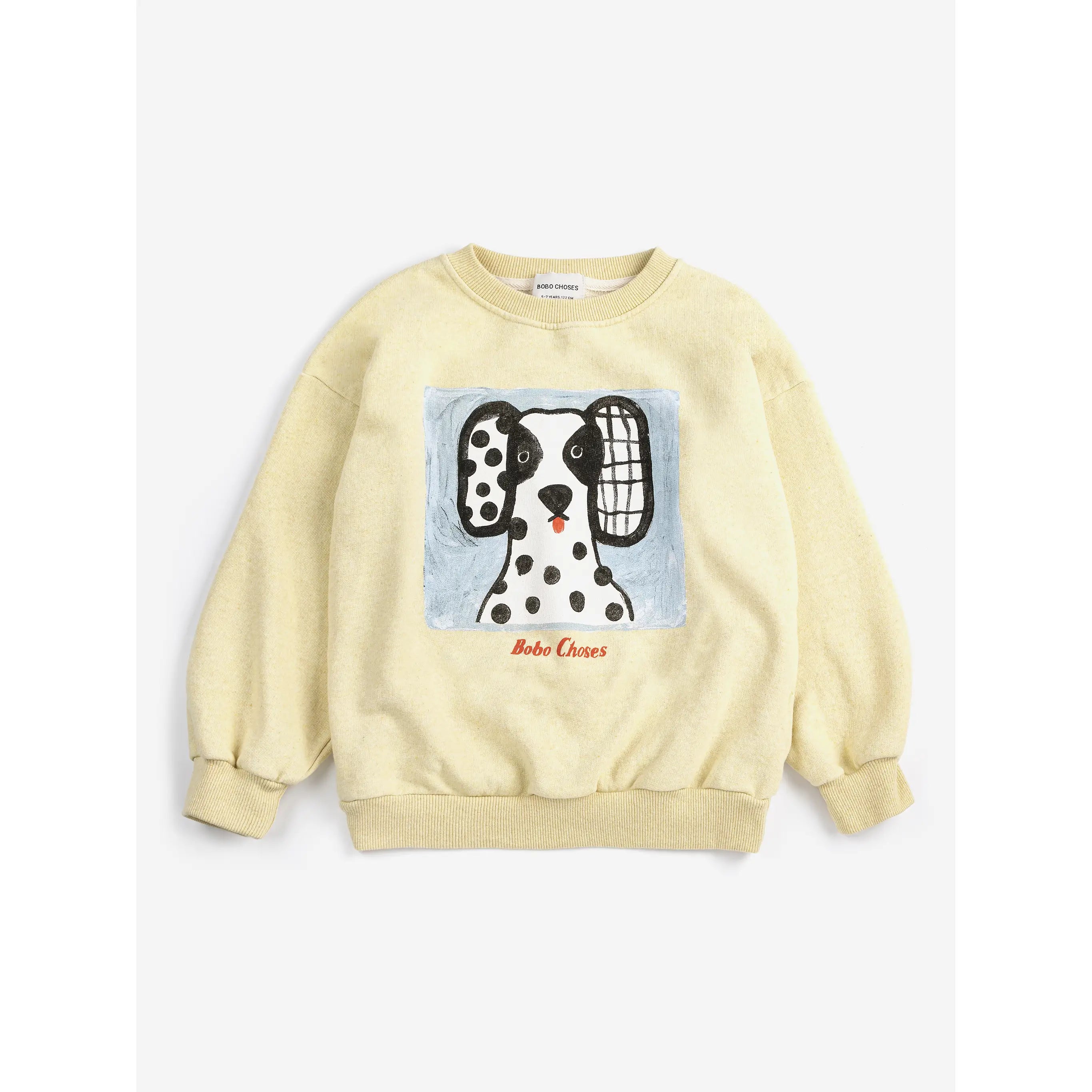 Bobo Choses - Sweatshirt "Van Dog sweatshirt" | yellow