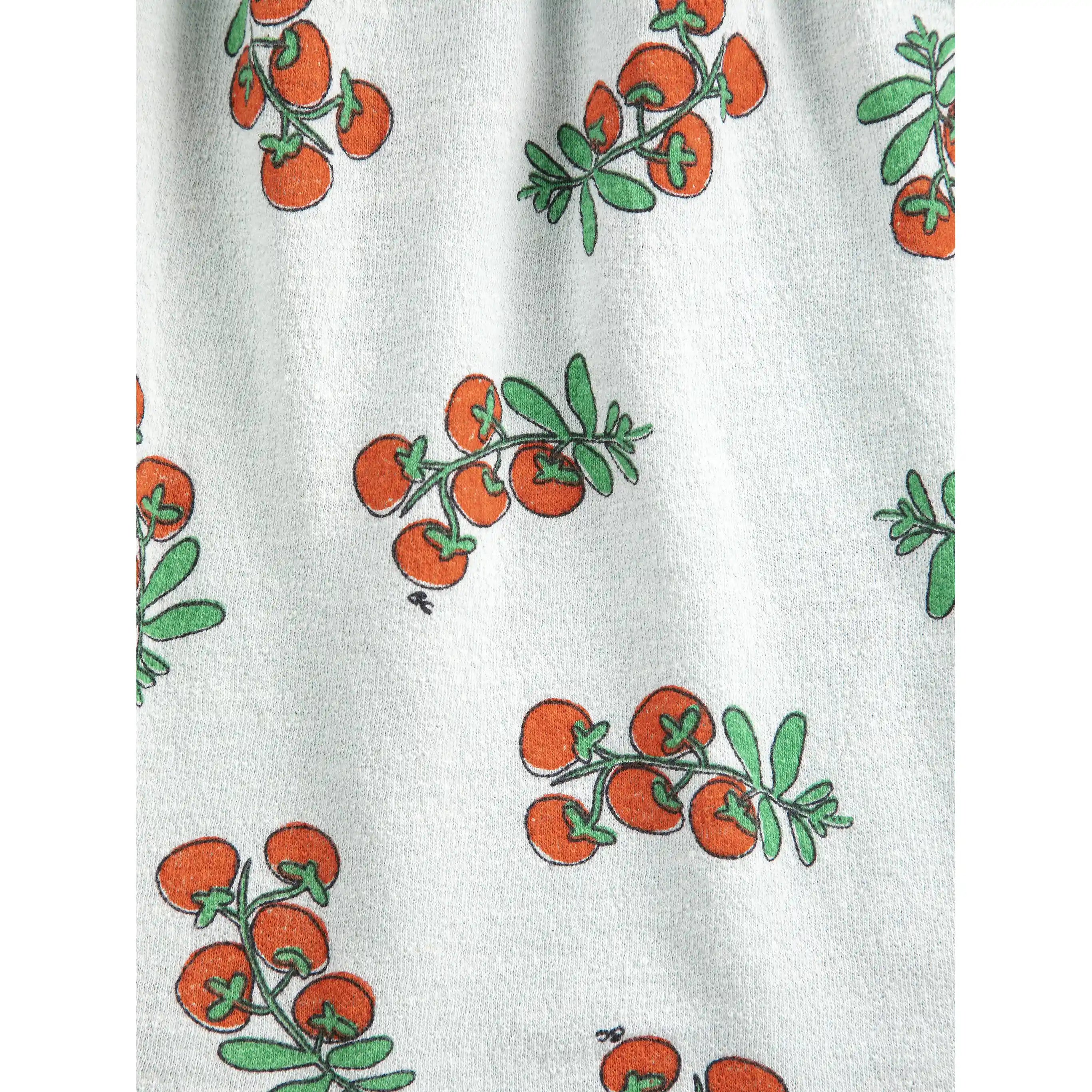 Bobo Choses - Kleid "Juicy Tomatoes all over ruffled dress" | light blue