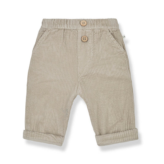 1 + in the Family - Pants with Suspenders "Hendrick" | taupe