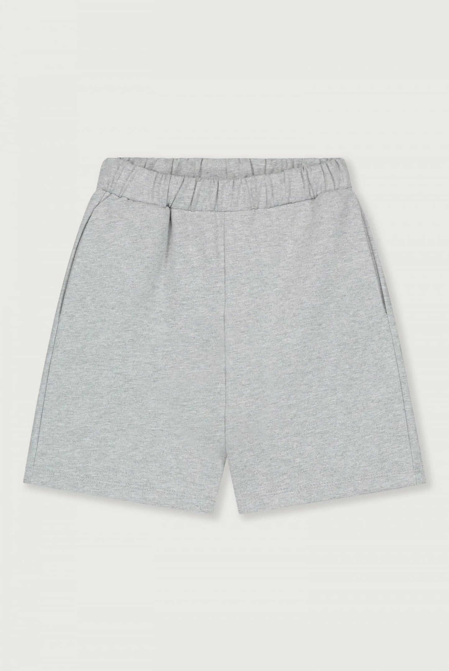 Gray Label - Lange Shorts "Long Shorts GOTS" | grey melange