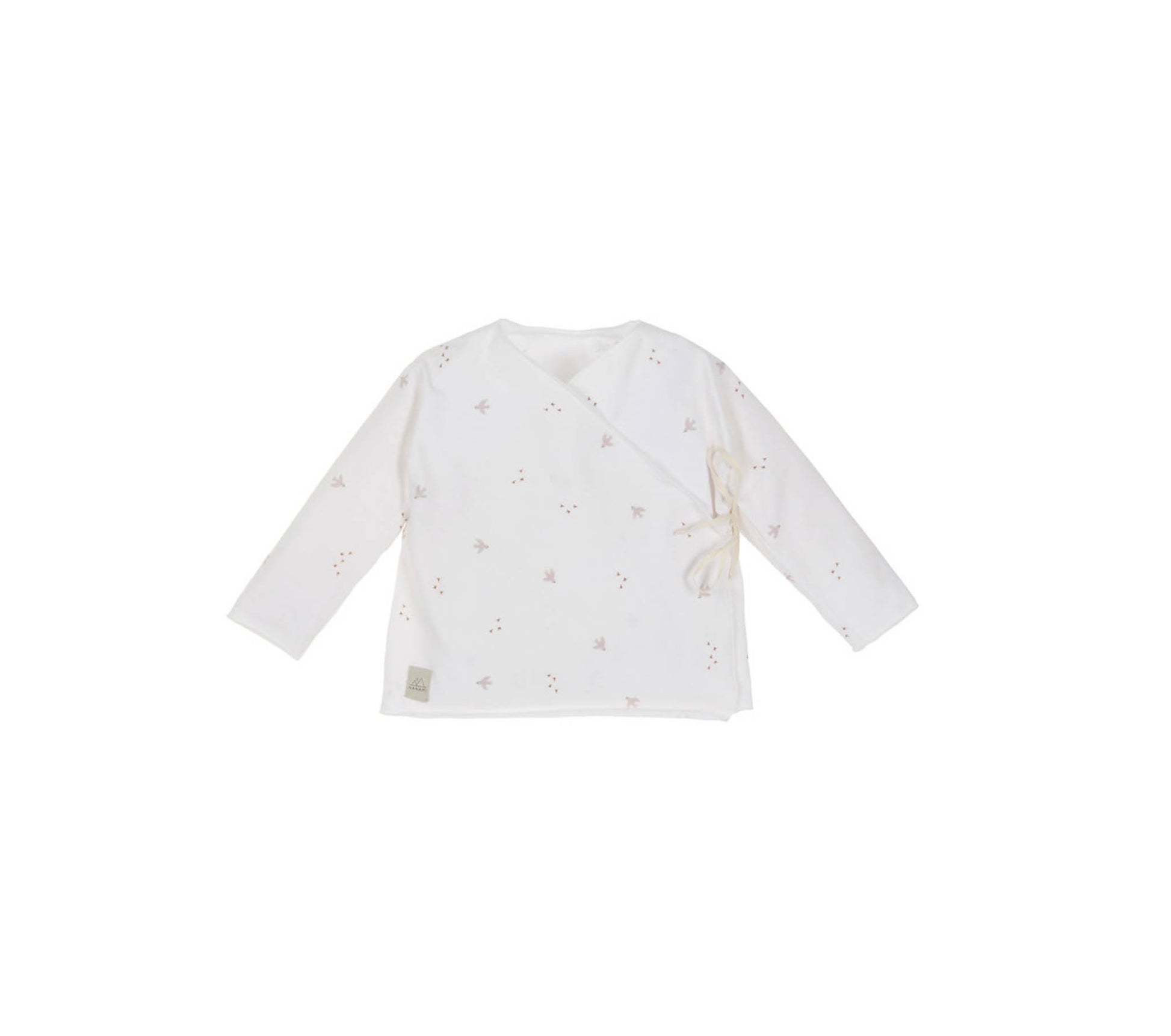 Nanami - Babyjäckchen "Baby tricot top" | bird print - Leja Concept Store