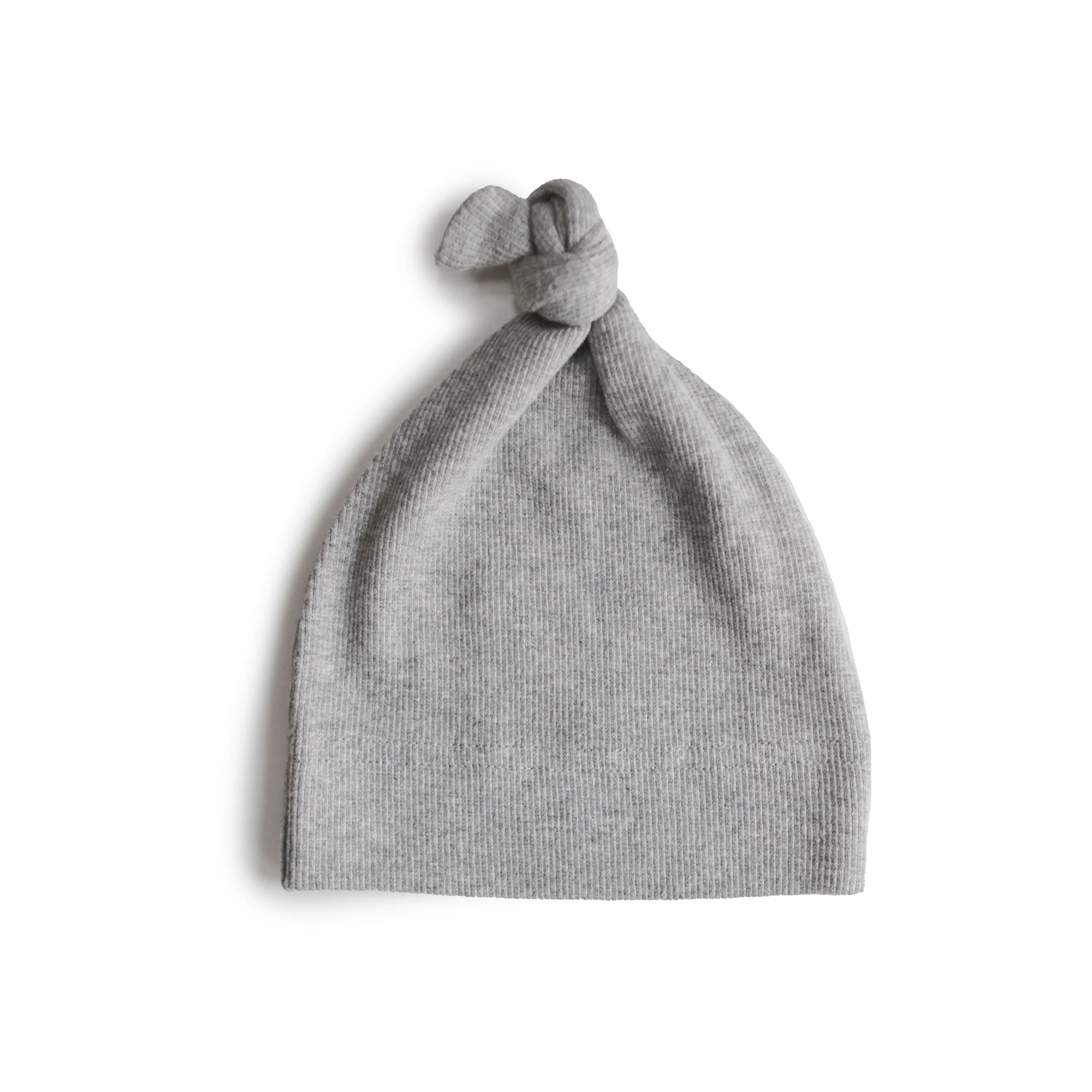 Mushie - Geknotete Babymütze "Ribbed Baby Beanie"