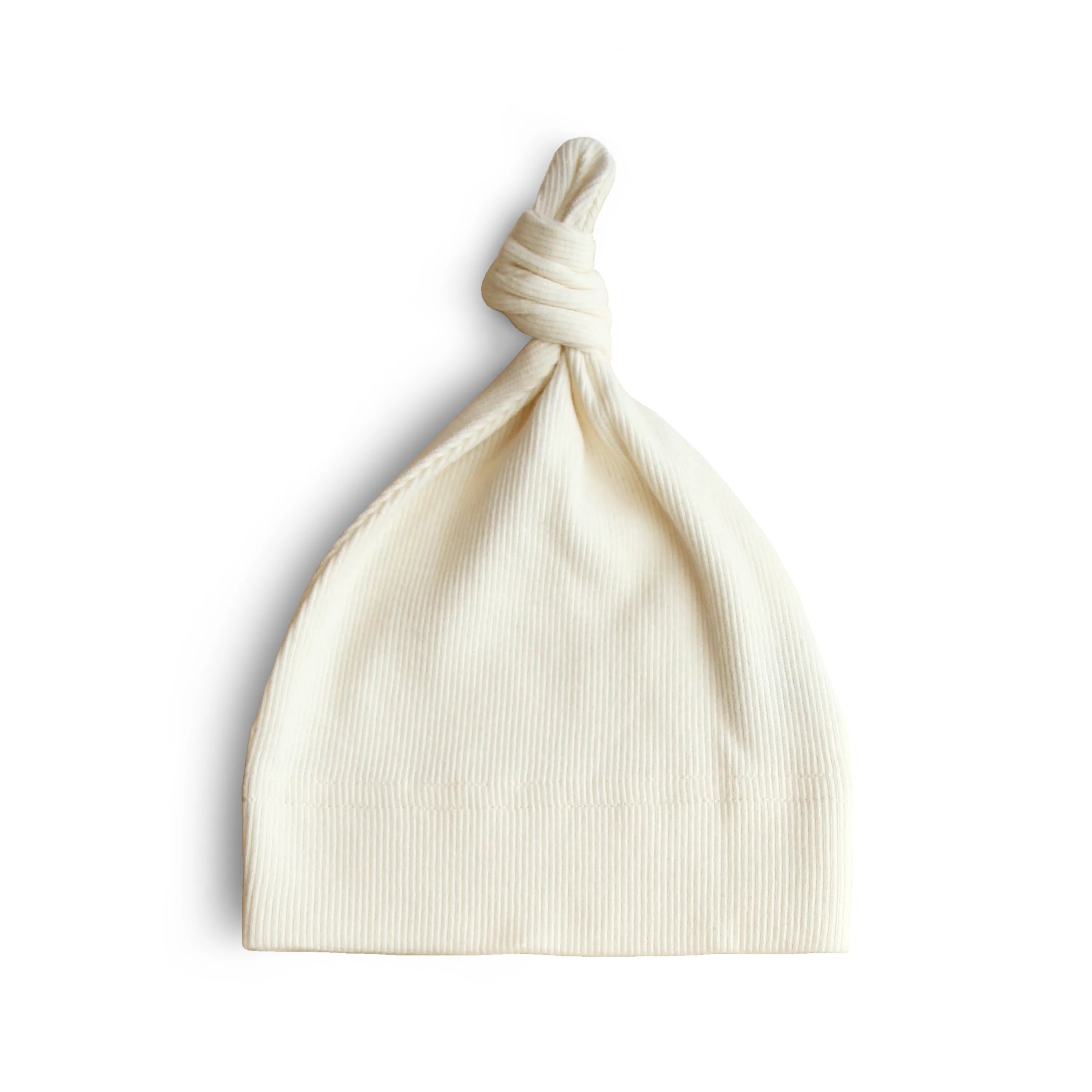 Mushie - Geknotete Babymütze "Ribbed Baby Beanie"