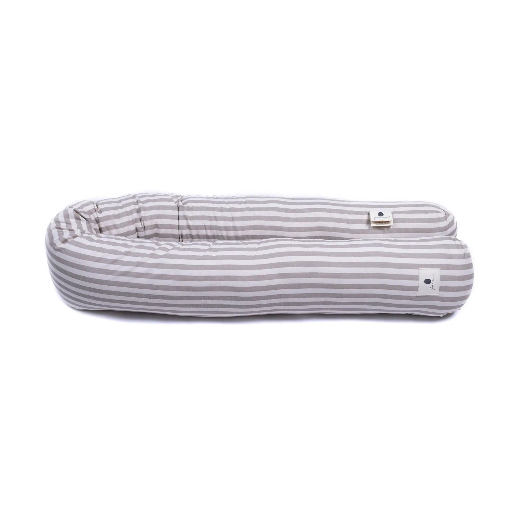 Pine Cone - Schwangerschaftskissen / Bettumrandung "MOMMY PILLOW" | mushroom stripe Pine Cone