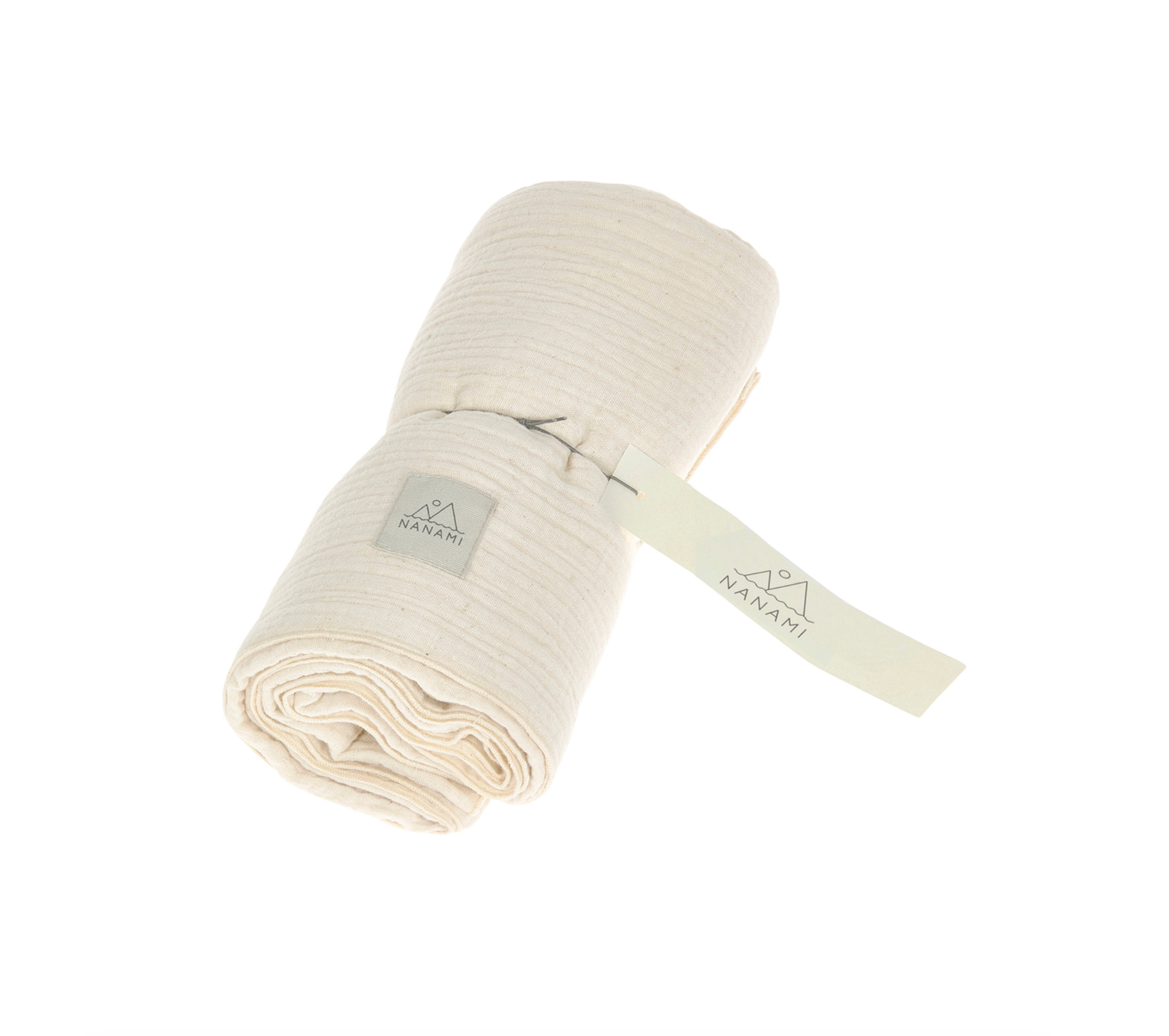 Nanami - Musselintuch klein "Diaper Bio Latte" | natural