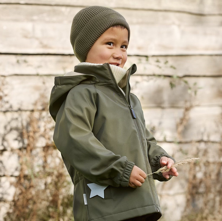 Mini A Ture - Softshell "MATADEN softshell jacket. GRS" | Tarmac green