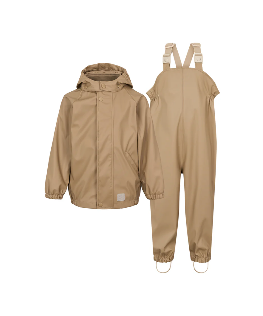 MarMar Copenhagen - Regenjacke und -hose "Oddy Set, Rain Set" | Sepia Brown