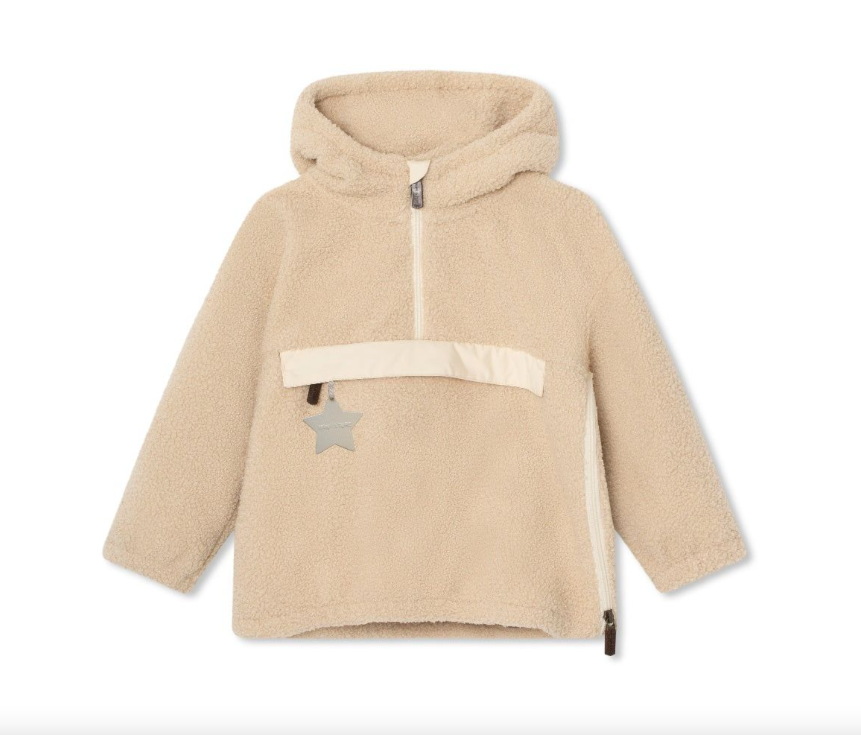 Mini A Ture - Jacke "MATARMAN sherpa anorak. GRS" | Angora cream