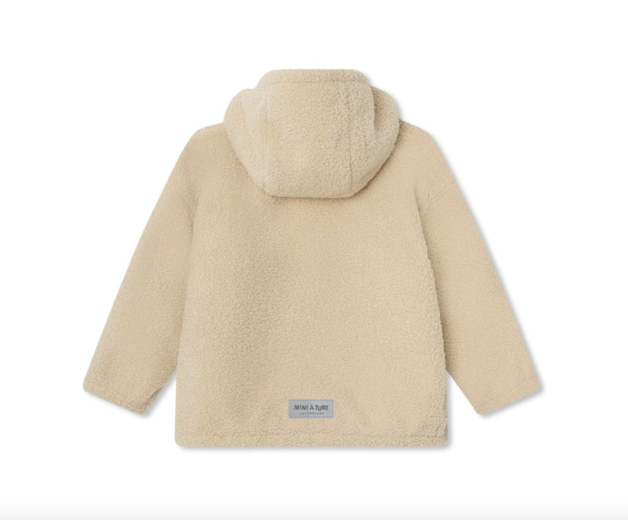 Mini A Ture - Jacke "MATARMAN sherpa anorak. GRS" | Angora cream