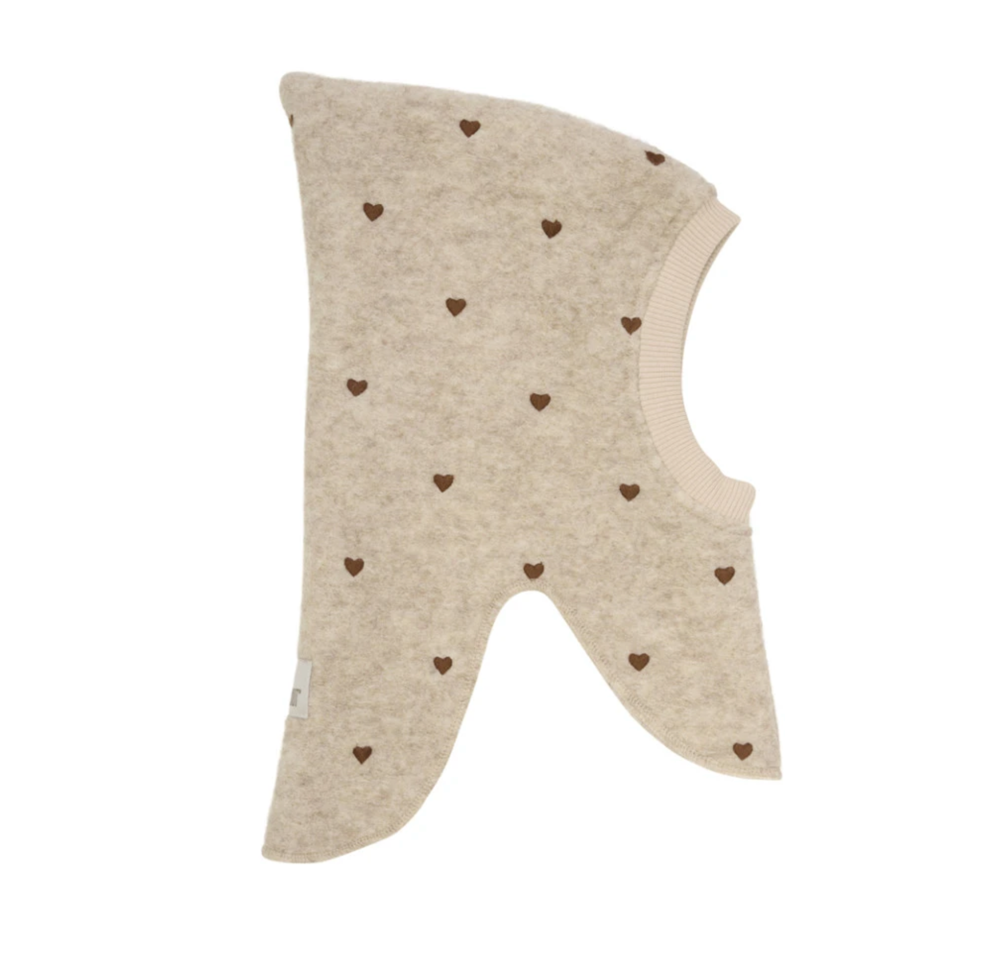 Huttelihut - children's balaclava "PLYS E-hut Wool" | camel
