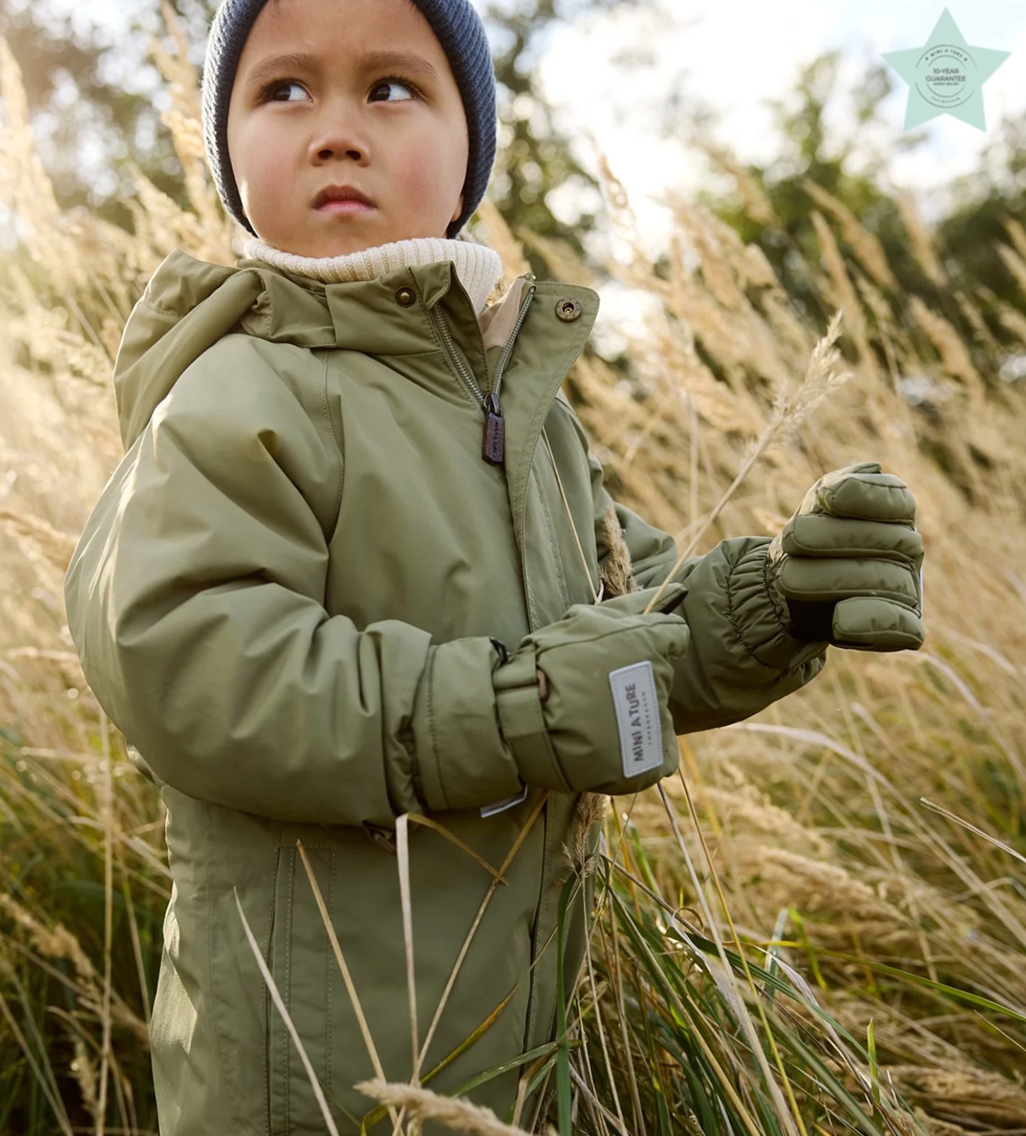 Mini A Ture - Schneeanzug mit Fleecefutter "MATWILBO fleece lined snowsuit" | Savannah tan