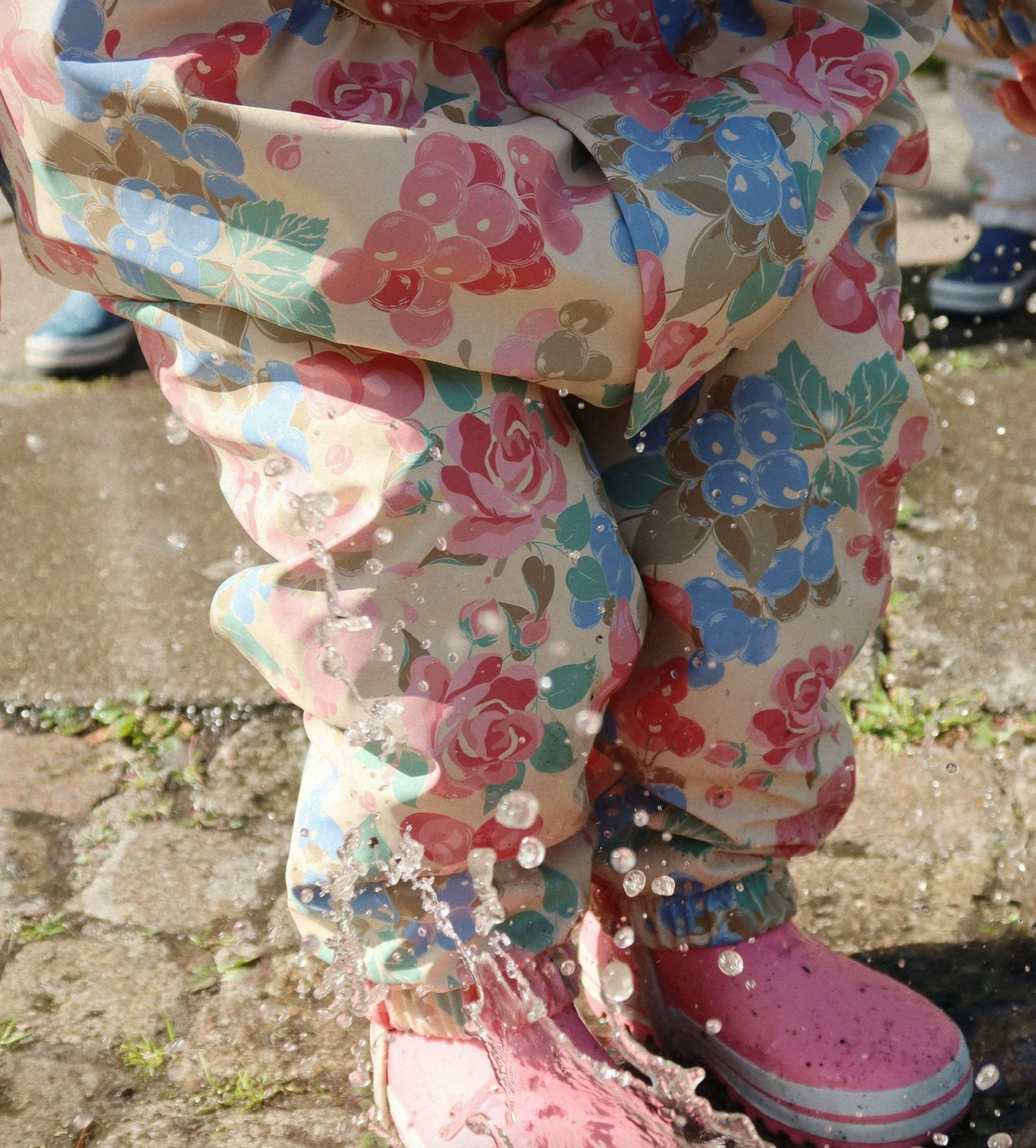 Konges Sløjd - Regenbekleidung "RAINY PALME SET GIRL" | bloomiegrape