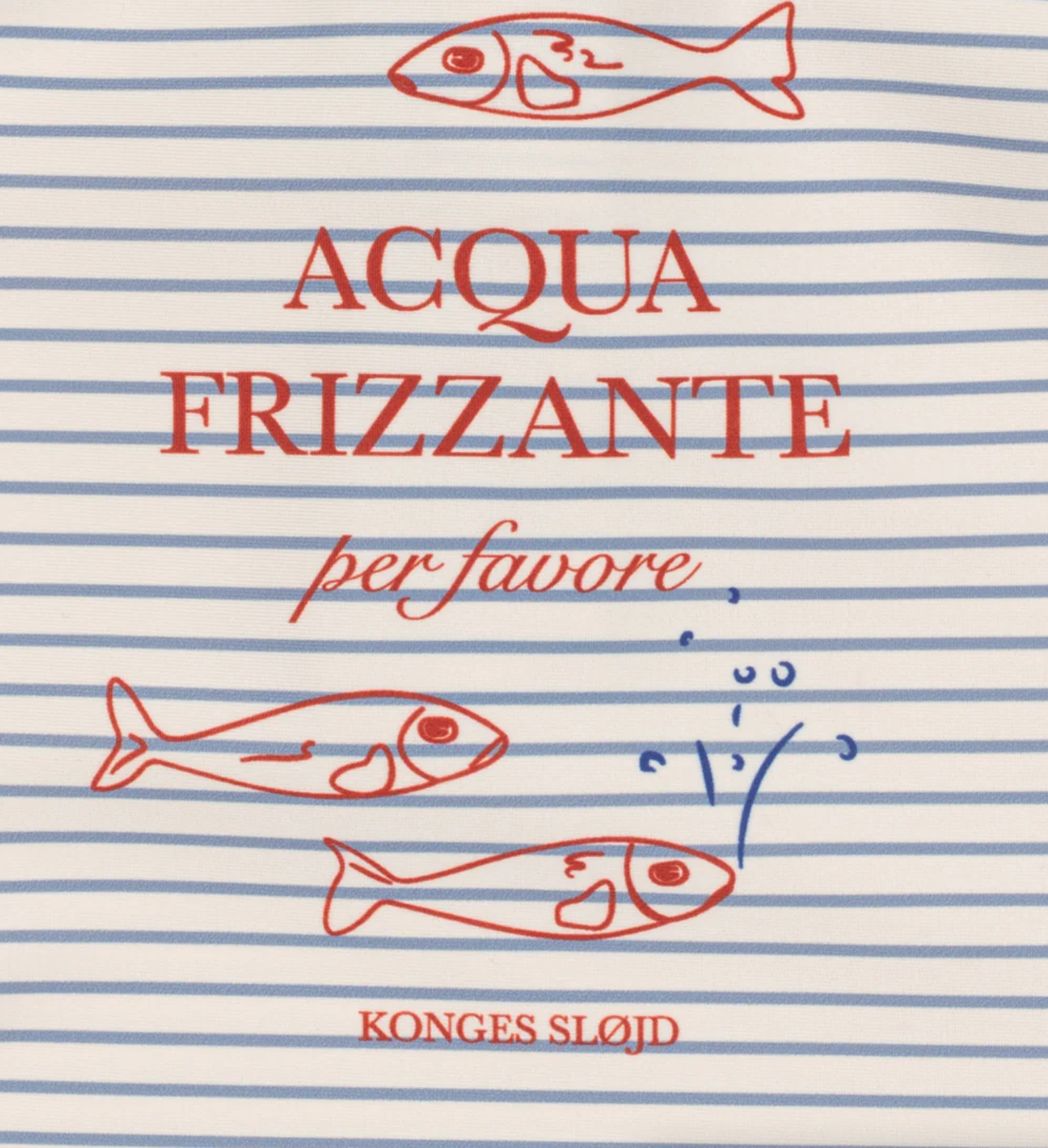 Konges Sløjd - Schwimmanzug "ASTER ONESIE GRS" | STRIPE BLUIE