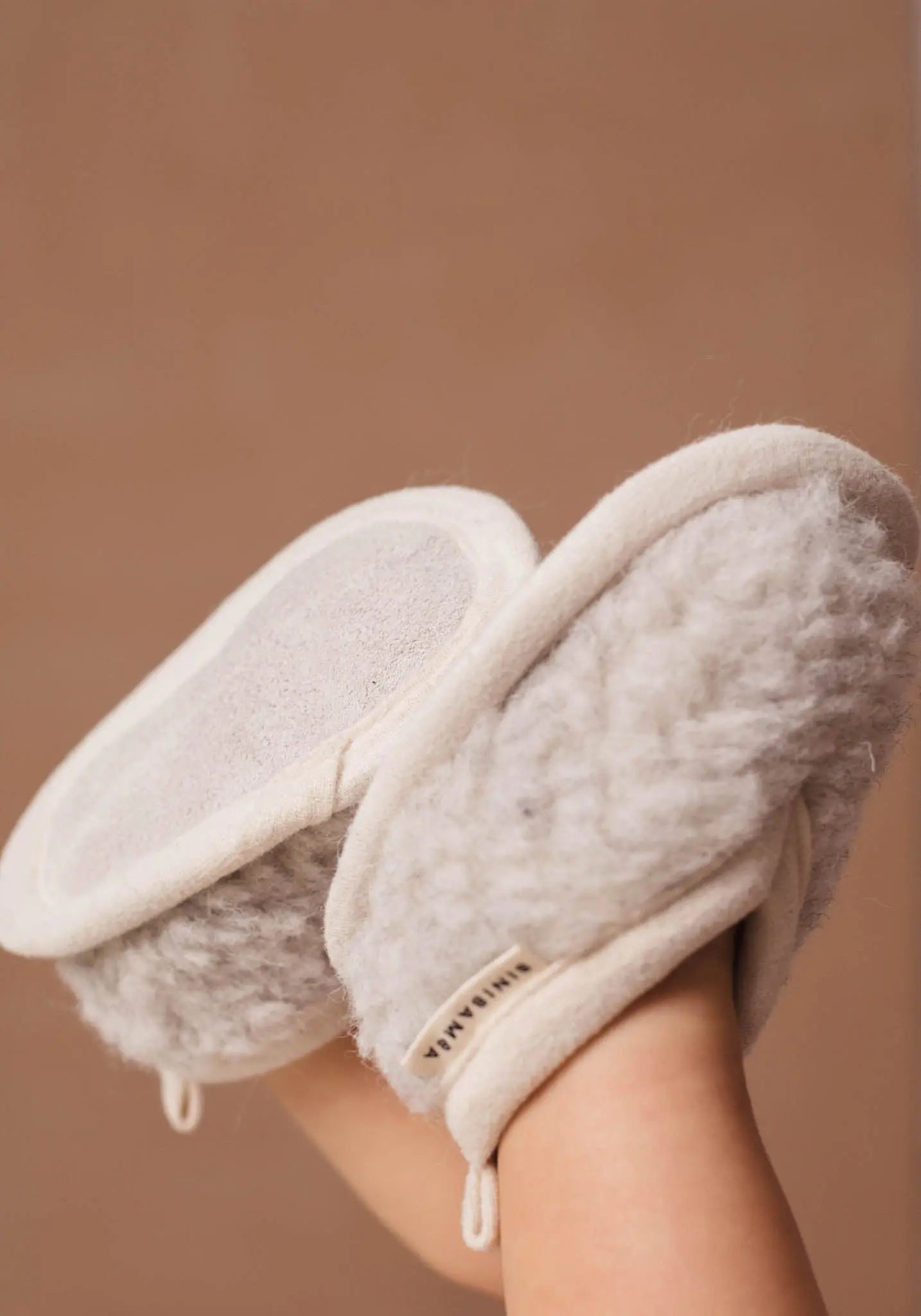 Binibamba - Merino-Schühchen "Booties" | cloud Binibamba