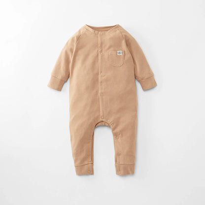 Cloby - Babyeinteiler mit UV-Schutz "Playsuit" | coconut brown cloby