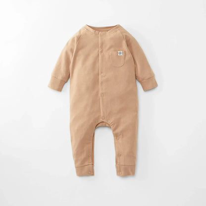 Cloby - Babyeinteiler mit UV-Schutz "Playsuit" | coconut brown cloby