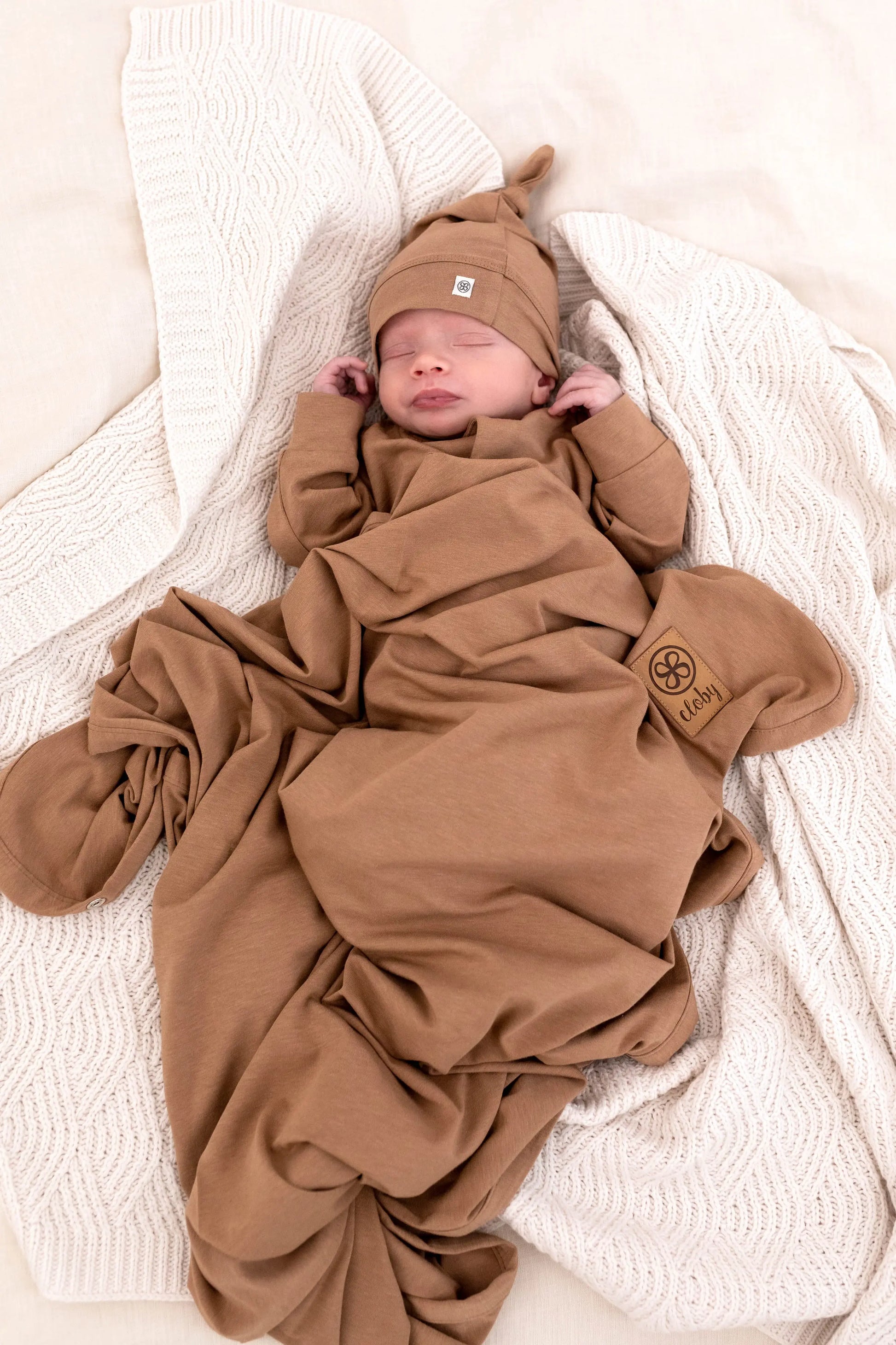 Cloby - Beanie mit UV-Schutz | coconut brown cloby