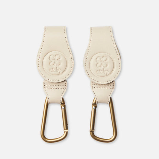 Cloby - Kinderwagen Hooks "Stroller Hooks" | beige cloby